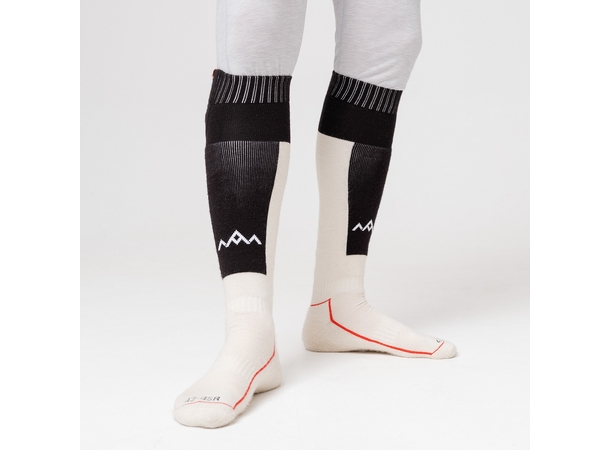 HeatX Heated Technical Socks L Sand/Black - EU43/45 