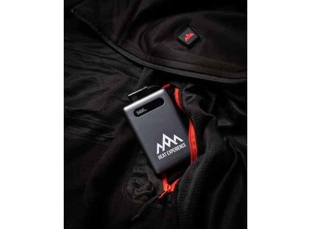 Heatx Heated Fleece Sweater Mens L Black 