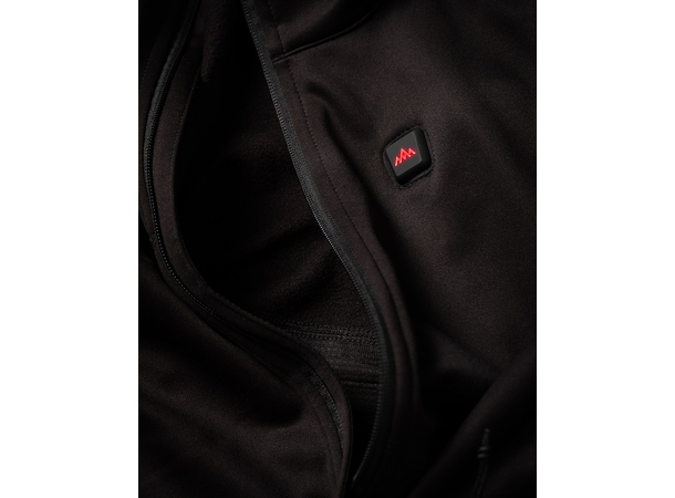 Heatx Heated Fleece Sweater Mens L Black 