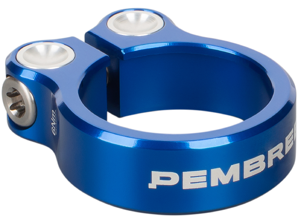 Pembree DBN Seat Post Clamp Blue - 34,9mm 
