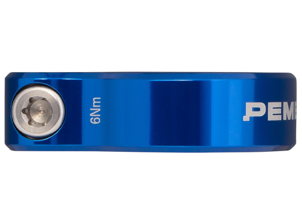 Pembree DBN Seat Post Clamp Blue - 34,9mm 