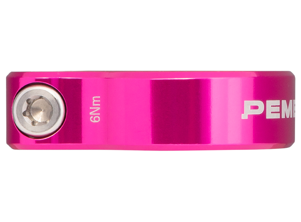 Pembree DBN Seat Post Clamp Pink - 34,9mm 