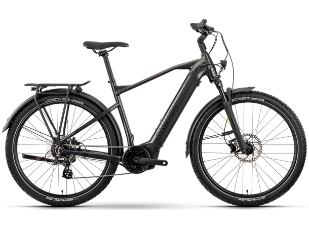 Raymon Tourray Select herre M 27.5", anthracit/black, PW-S, 630Wh 