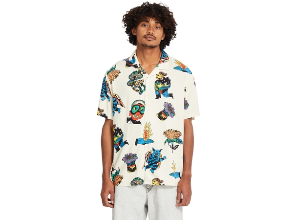 Volcom FA Bob Mollema SS Light Beige - M 