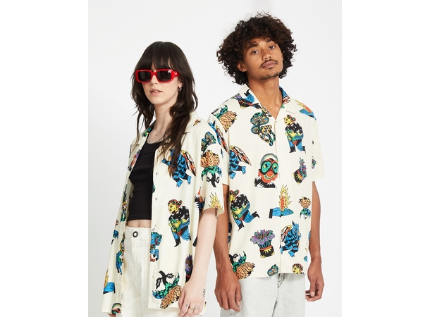 Volcom FA Bob Mollema SS Light Beige - M 