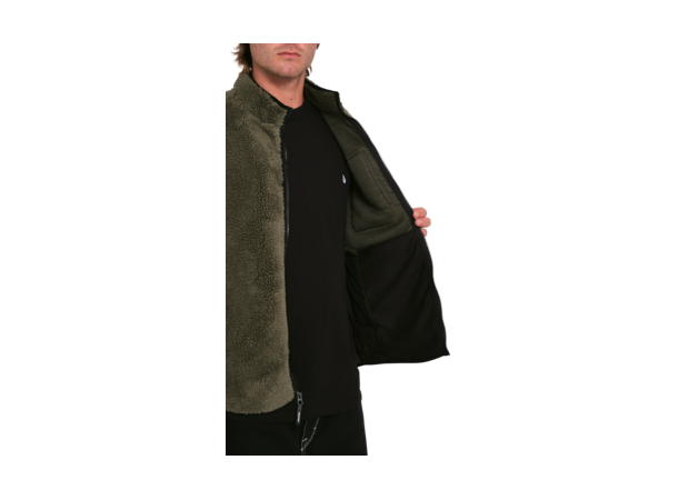 Volcom Muzzer Fuzzar Vest Wintermoss - XS 