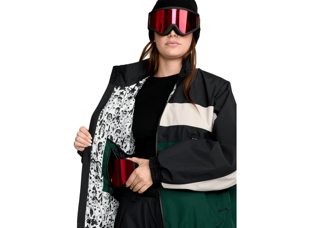 Volcom DLM Jacket Black Green - L 