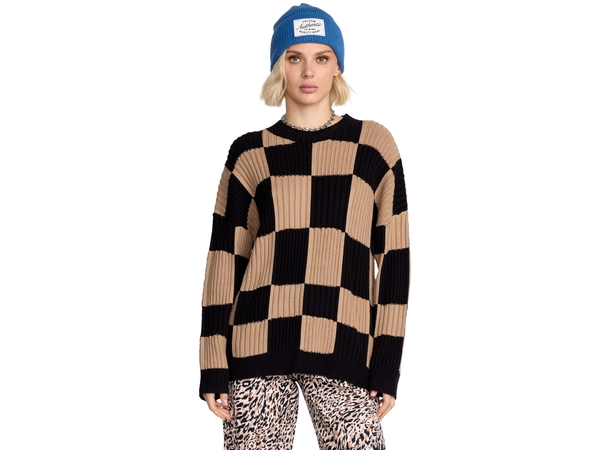 Volcom Tripnotic Sweater Black Combo - L 