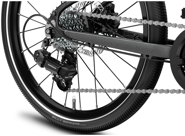 Woom Explore 4 20" Woom Red 7,8kg, 6-8 år, 115-130cm 