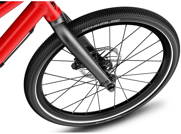 Woom Explore 4 20" Woom Red 7,8kg, 6-8 år, 115-130cm 