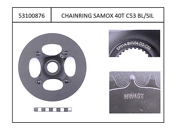 Bosch krankdrev 40T ink spider og cover Trekking Bosch Gen 4 