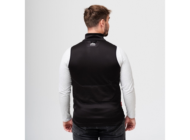 HeatX Heated Fleece Vest Mens L Black 