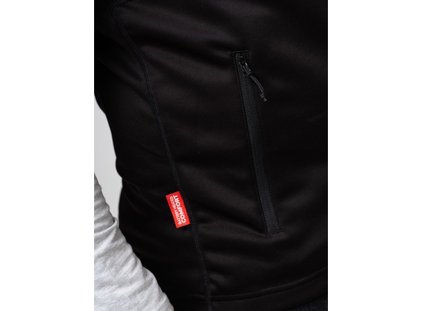 HeatX Heated Fleece Vest Mens L Black 