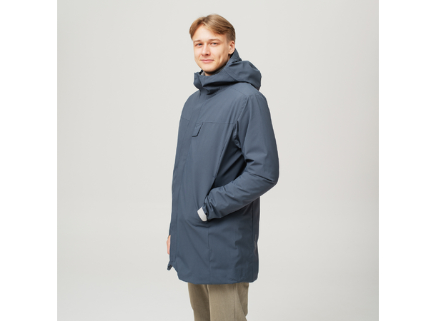 HeatX Heated Oslo Coat Mens M Navy 