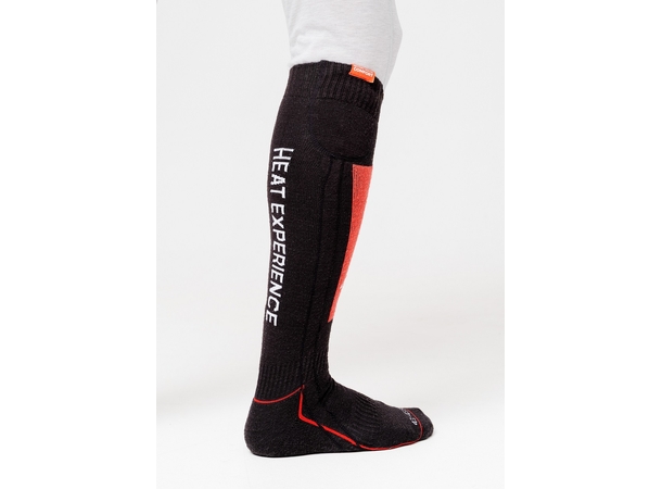 HeatX Heated Technical Socks S Red/Black - EU37/39 