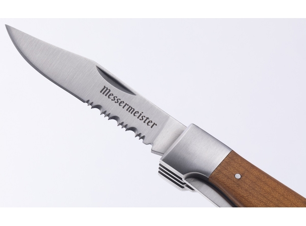 Messermeister Adventure Chef Folding Fork, Knife, Spoon Maple 