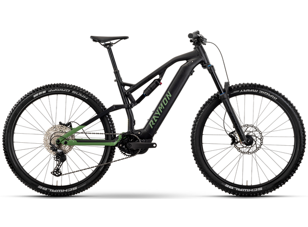 Raymon Trailray 150 M 29", black/green/citron, PW-X3, 720Wh 