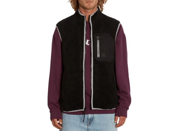 Volcom Muzzer Fuzzar Vest Black - M 