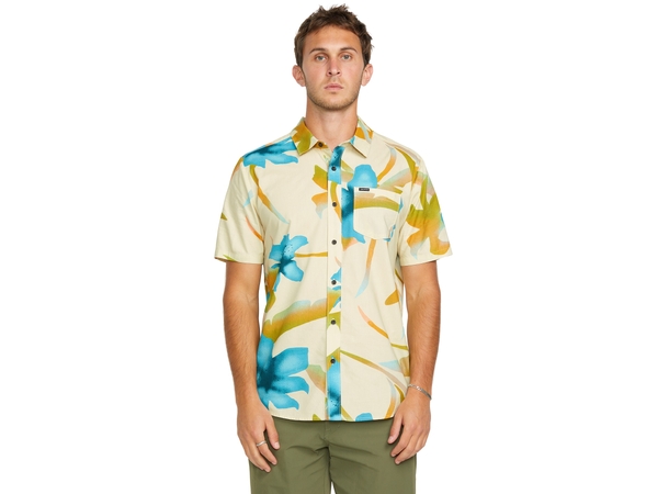 Volcom Tracers Floral SS Light Beige - M 