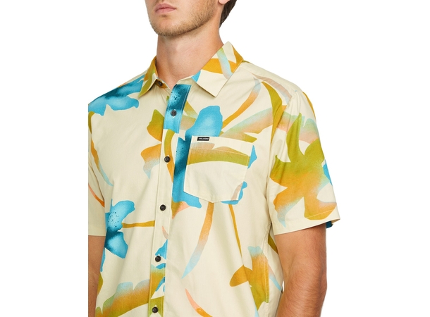 Volcom Tracers Floral SS Light Beige - M 