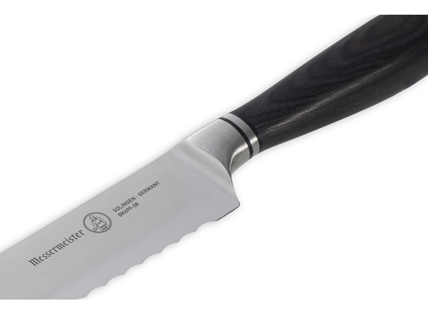 Messermeister Blacksmith 21,5cm Scalloped Bread Knife 