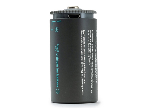 Pale Blue Li-Ion Rechargeable D Battery 2 pack of Dcells with 2x1 charging cable 