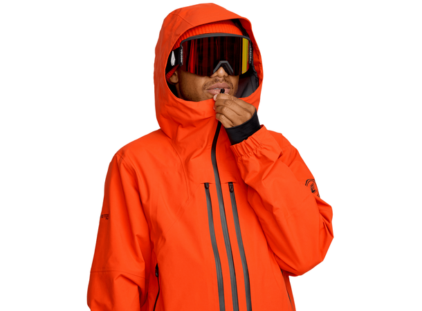 Volcom Anyox Guide Gore Pro Shell Jkt Orange Shock - M 