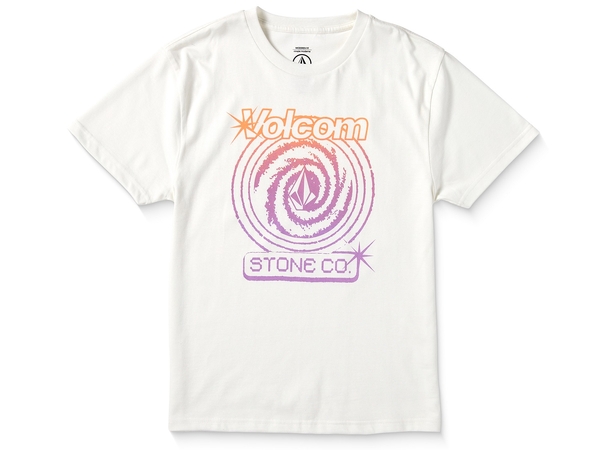 Volcom Deep Trance SS Tee Off White - XL/14år 