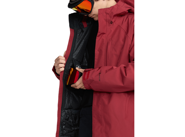 Volcom Dua Gore-Tex Jacket Burnt Red - XL 