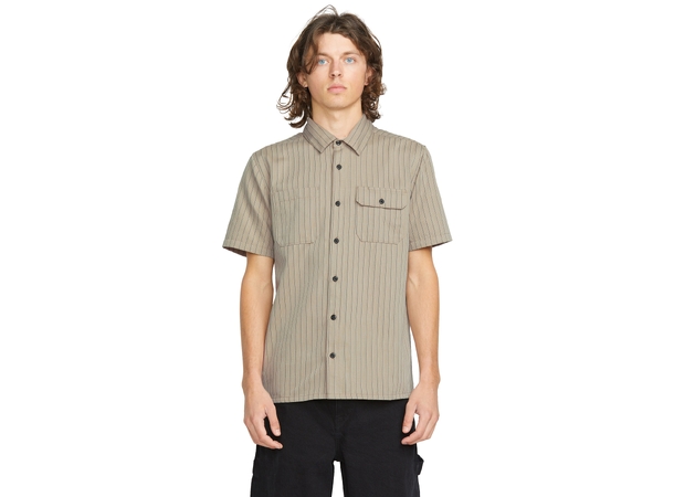 Volcom Trade Stone SS Light Khaki - L 