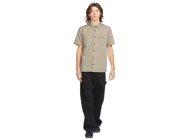 Volcom Trade Stone SS Light Khaki - L 