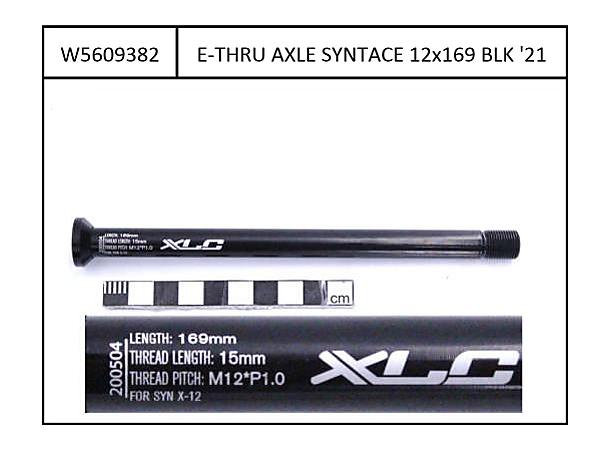 Aksling 12x148 mm Syntace 169mm, P1.00 