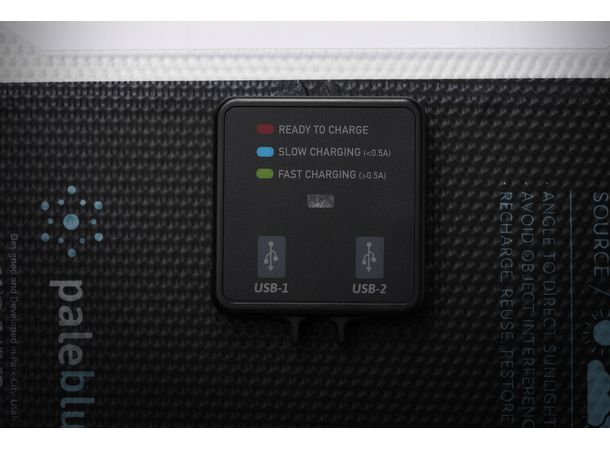 Pale Blue Approach 1 Solar Panel 7W Single, w/Grip Cords 