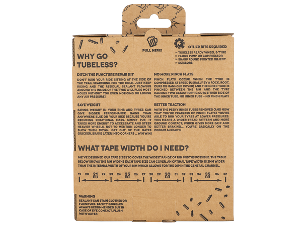 Peaty's Holeshot Tubeless Conversion Kit 23mm - Road & Gravel 