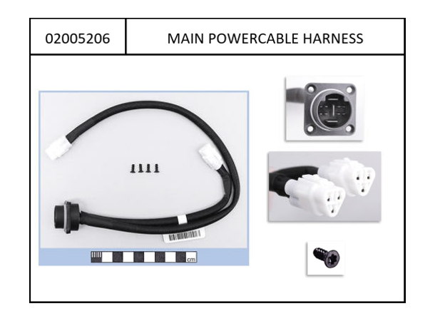 Simplo batterikabel Intube 630Wh batteri 