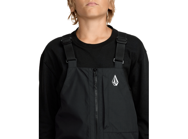 Volcom Barkley Ins Bib Overall Black - L/12år 