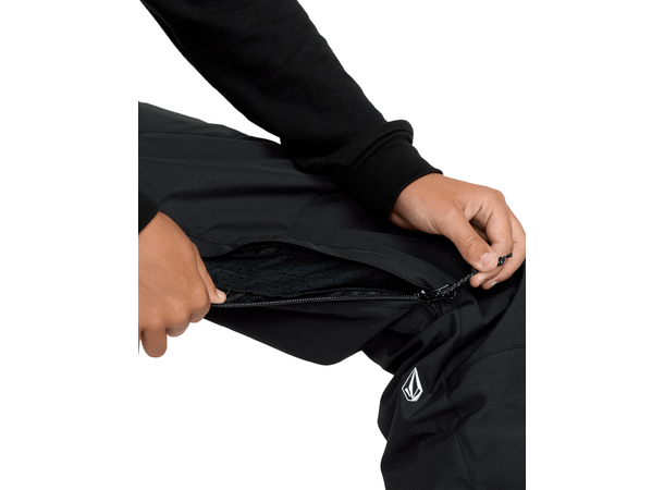 Volcom Barkley Ins Bib Overall Black - L/12år 