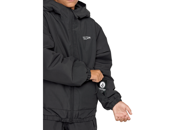 Volcom Chaos FullZip Jacket Black - L/12år 