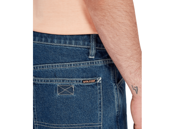 Volcom Labored Denim Utility Short Indigo Ridge Wash - 30 