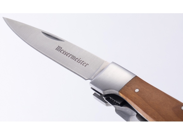Messermeister Adventure Chef Folding Knife, Peeler Maple 