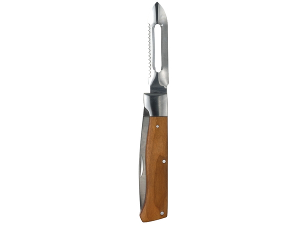 Messermeister Adventure Chef Folding Knife, Peeler Maple 