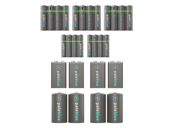 Pale Blue Home Conversion Kit 4x9V/4xD/12xAA/8xAAA 