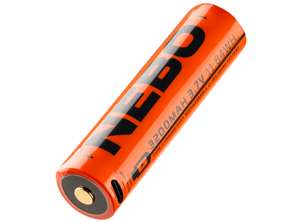 Nebo Rechargeable Battery 18650 3200 mAh 