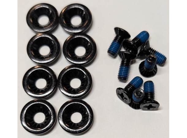 Nitro Screws+Washers M6x15,5 Black 
