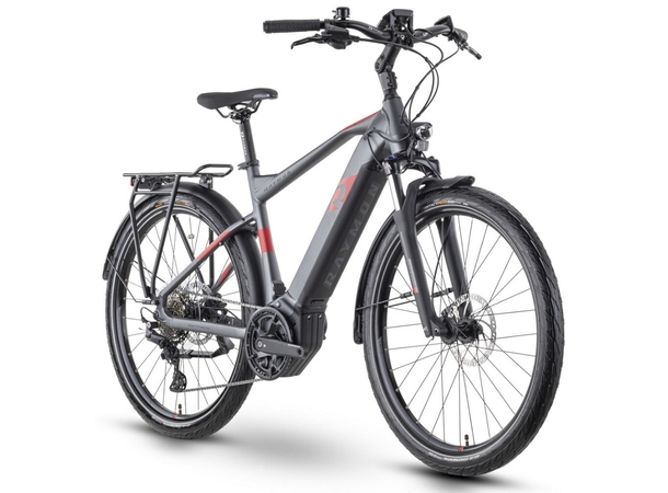 Raymon TourRay E 6.0 herre M 27,5", anthrazit/red/black, PW-ST 630Wh 