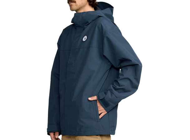 Volcom Buckthreeeighty Jacket Deep Blue - L 