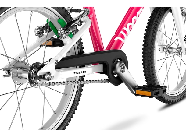 Woom Go 3 16" Hot Pink 5,7kg, 4-6 år, 105-120cm 