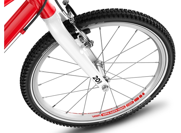 Woom Go 4 20" Woom Red 7,8kg, 6-8 år, 115-130cm 