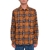 Volcom Caden Plaid LS Chestnut Brown - L 