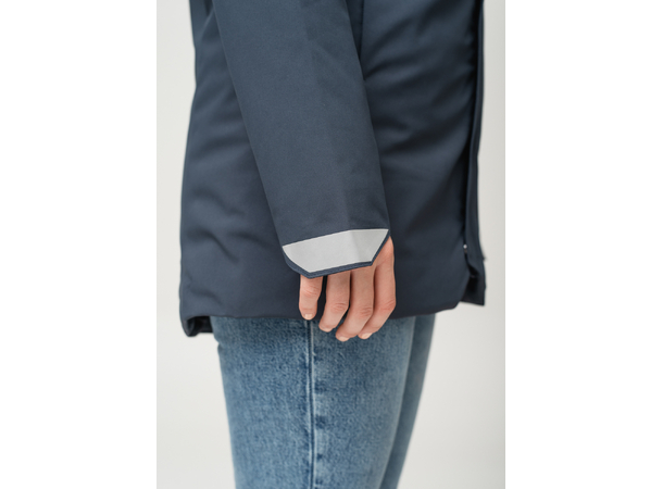 HeatX Heated Oslo Coat Womens L Navy 